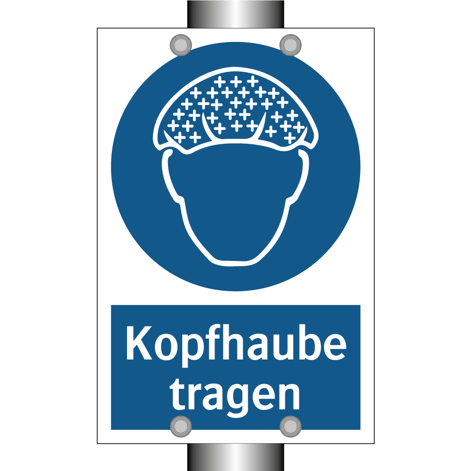 Kopfhaube tragen