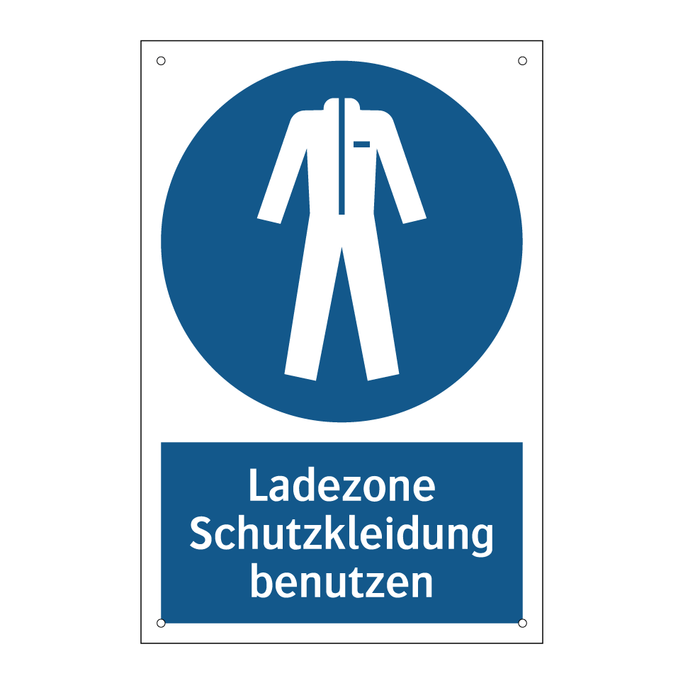 Ladezone Schutzkleidung benutzen