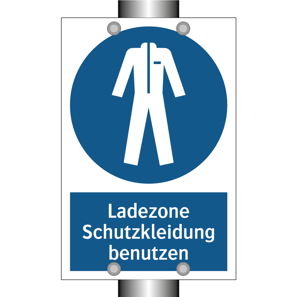 Ladezone Schutzkleidung benutzen