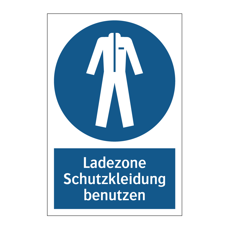 Ladezone Schutzkleidung benutzen