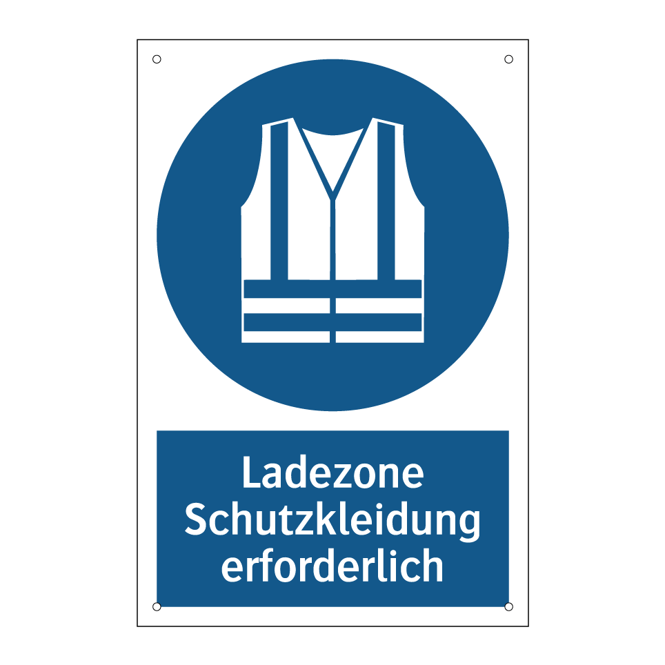 Ladezone Schutzkleidung erforderlich
