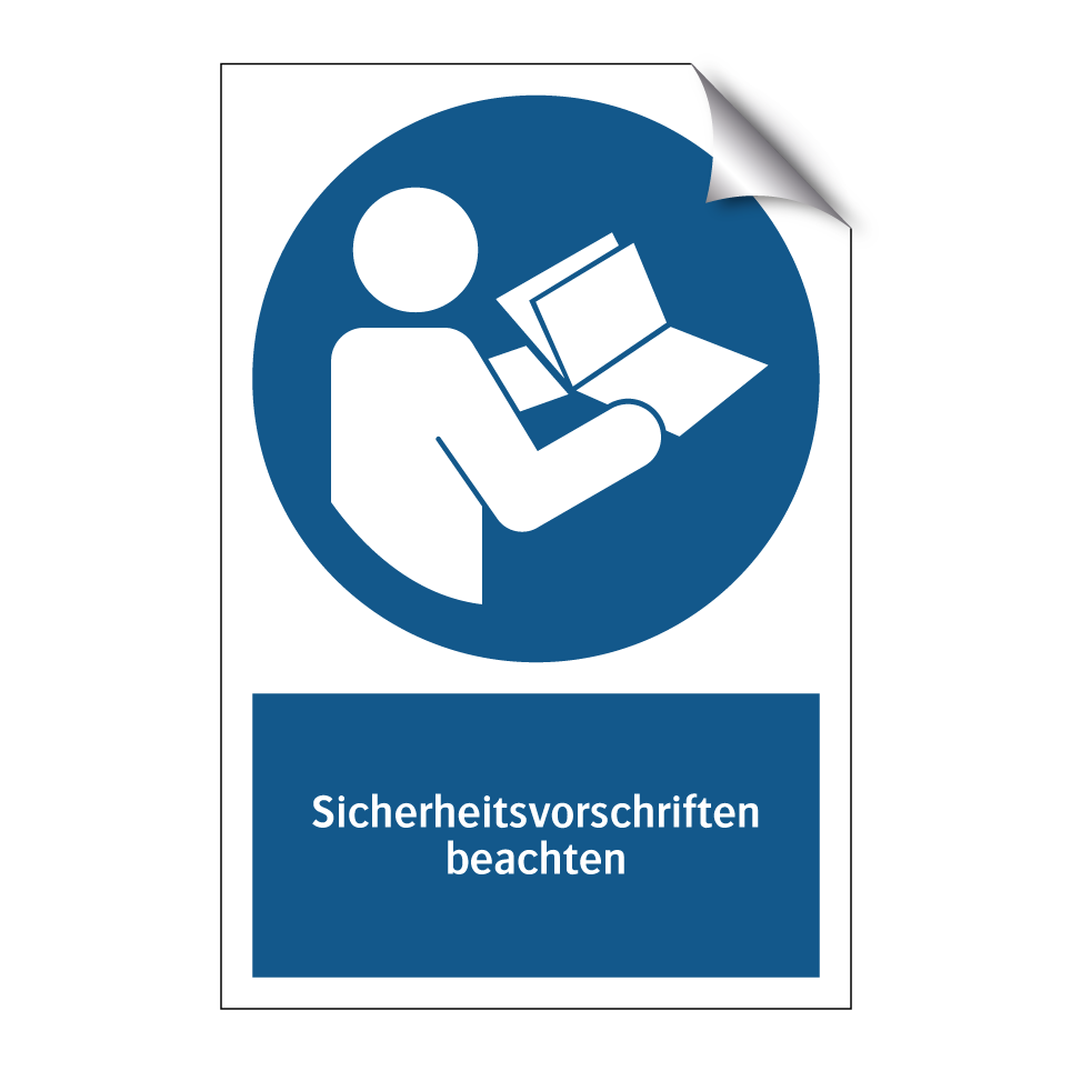 Sicherheitsvorschriften beachten