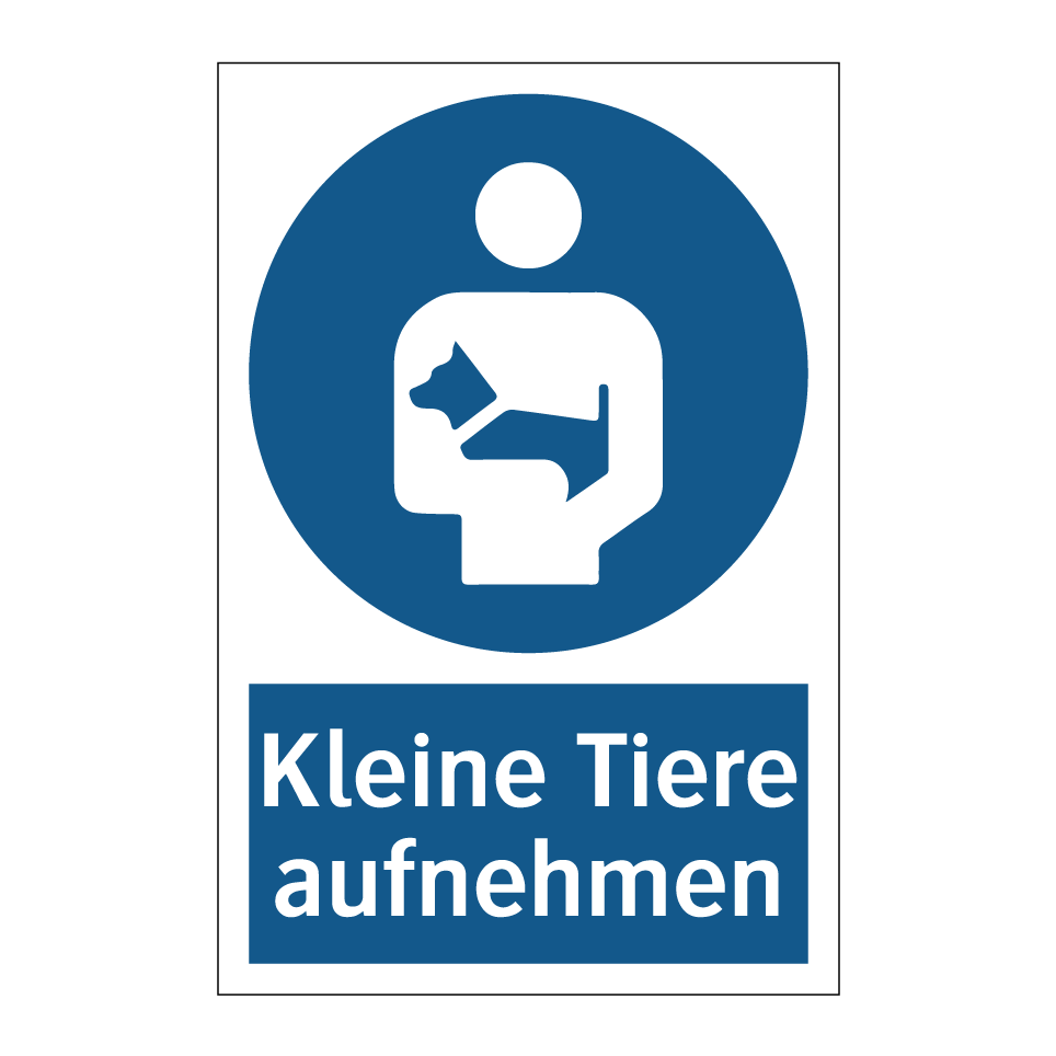 Kleine Tiere aufnehmen