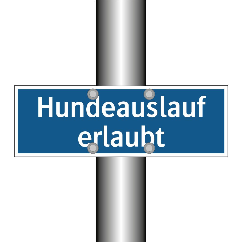 Hundeauslauf erlaubt