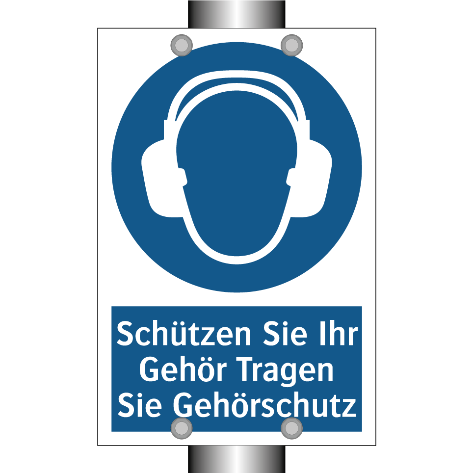 Schützen Sie Ihr Gehör Tragen Sie Gehörschutz