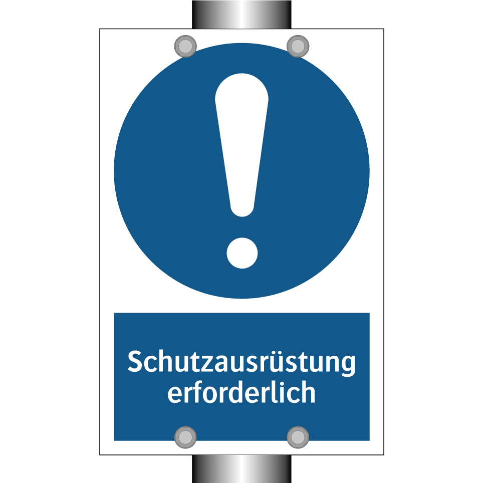 Schutzausrüstung erforderlich