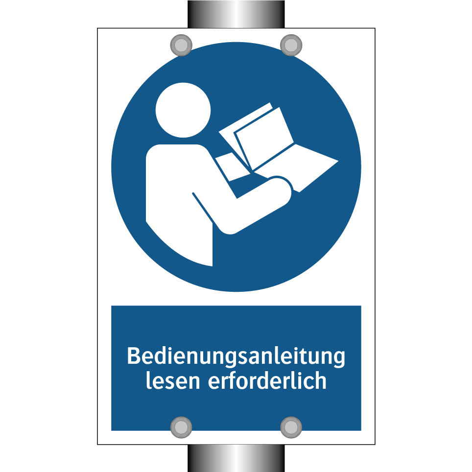 Bedienungsanleitung lesen erforderlich