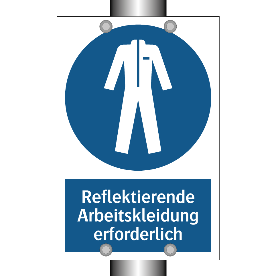 Reflektierende Arbeitskleidung erforderlich