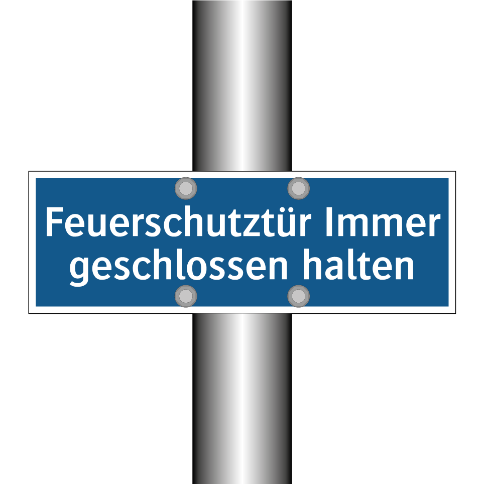 Feuerschutztür Immer geschlossen halten