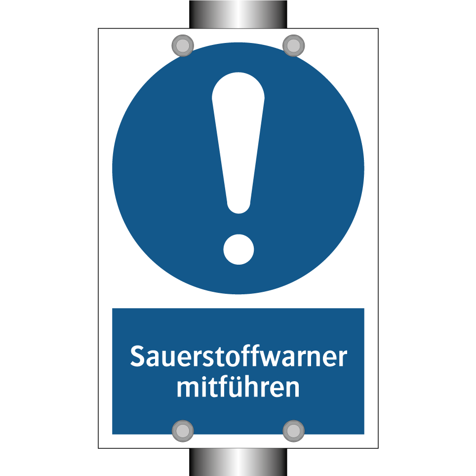 Sauerstoffwarner mitführen
