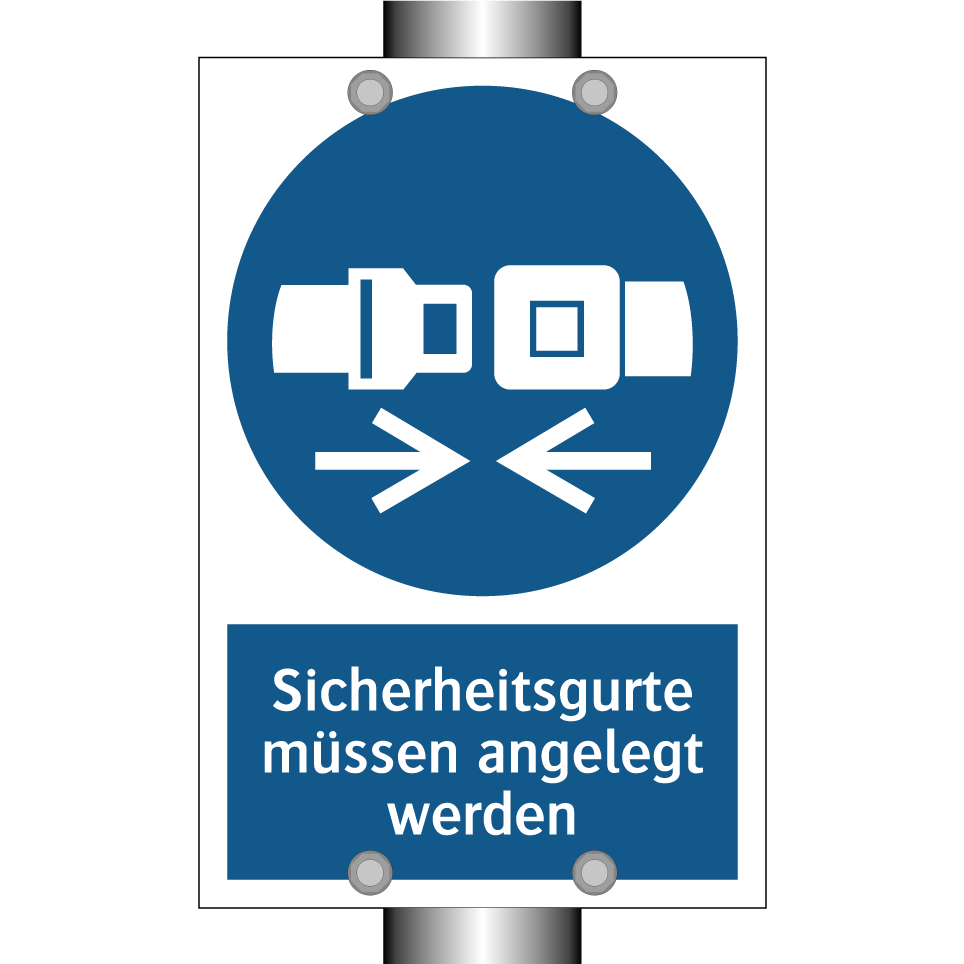 Sicherheitsgurte müssen angelegt werden