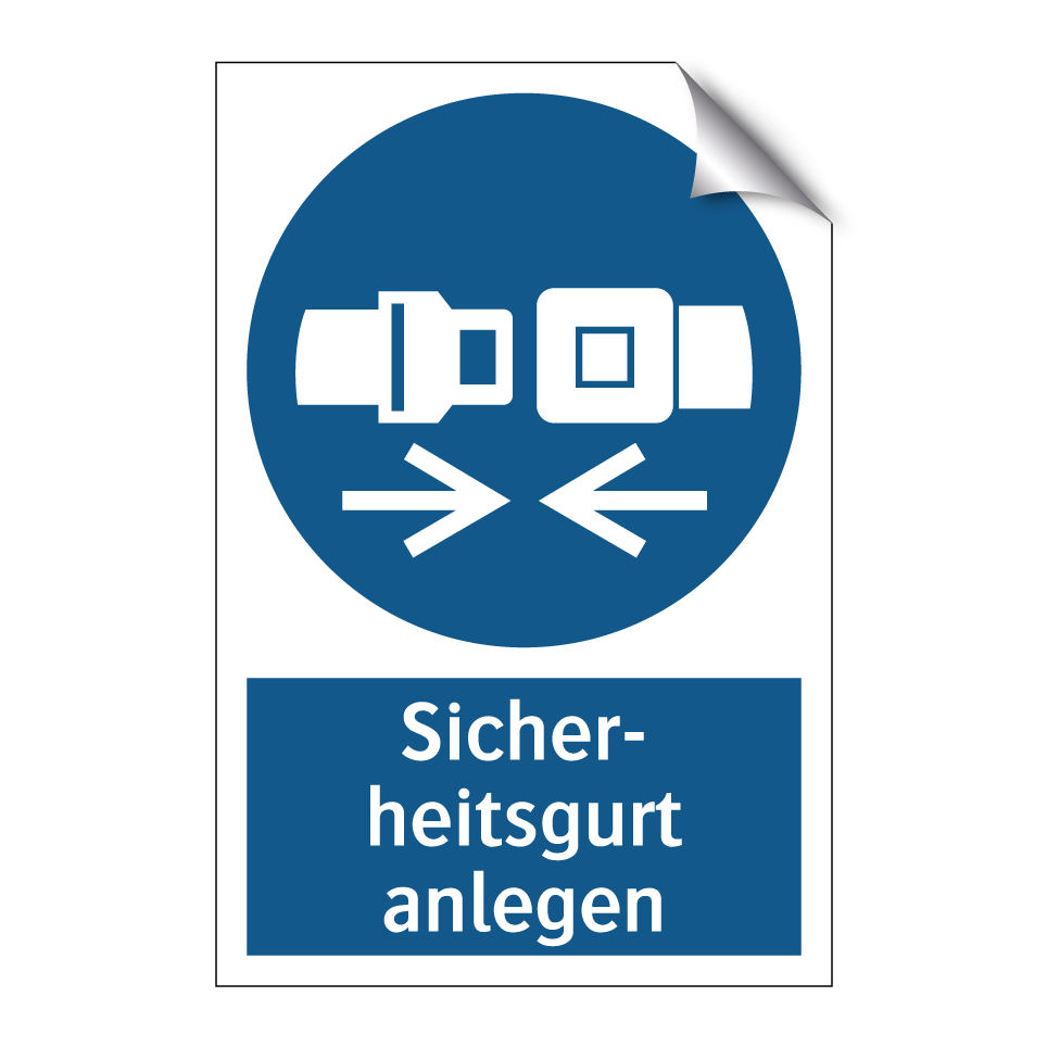 Sicher- heitsgurt anlegen