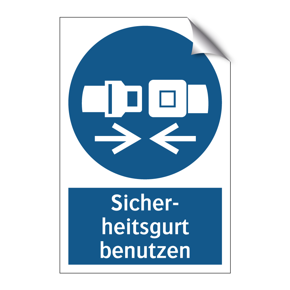 Sicher- heitsgurt benutzen