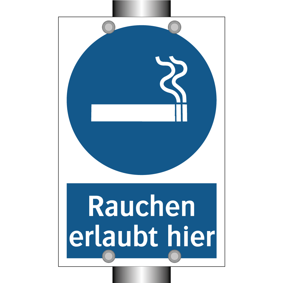 Rauchen erlaubt hier
