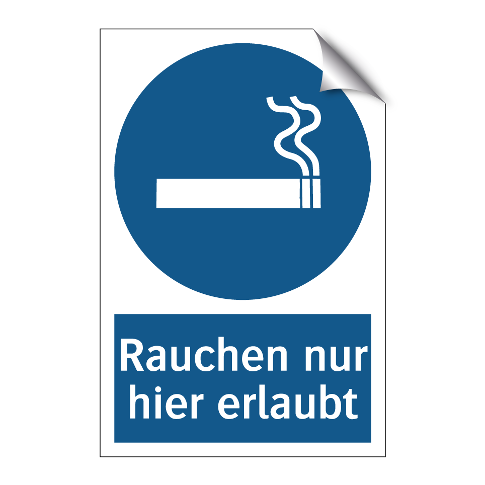 Rauchen nur hier erlaubt