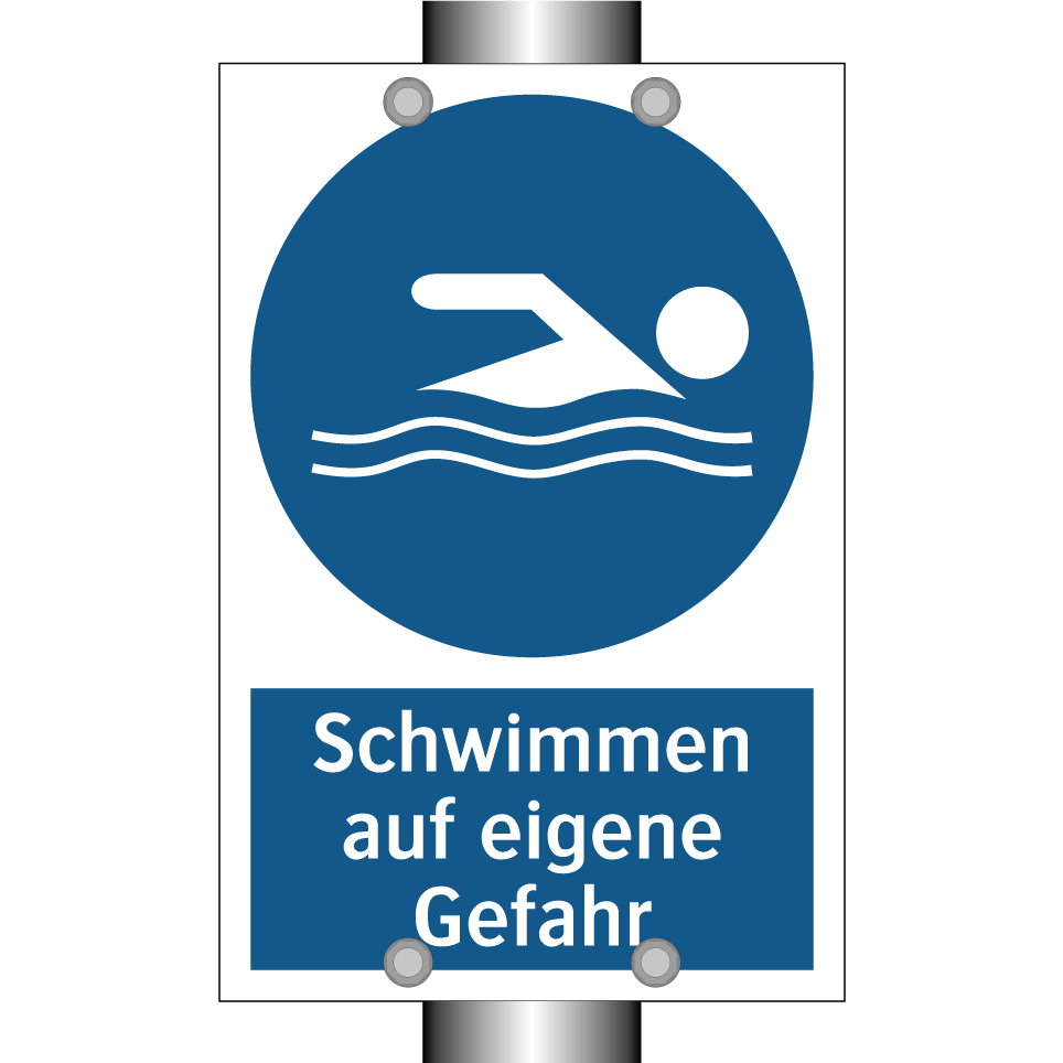 Schwimmen auf eigene Gefahr