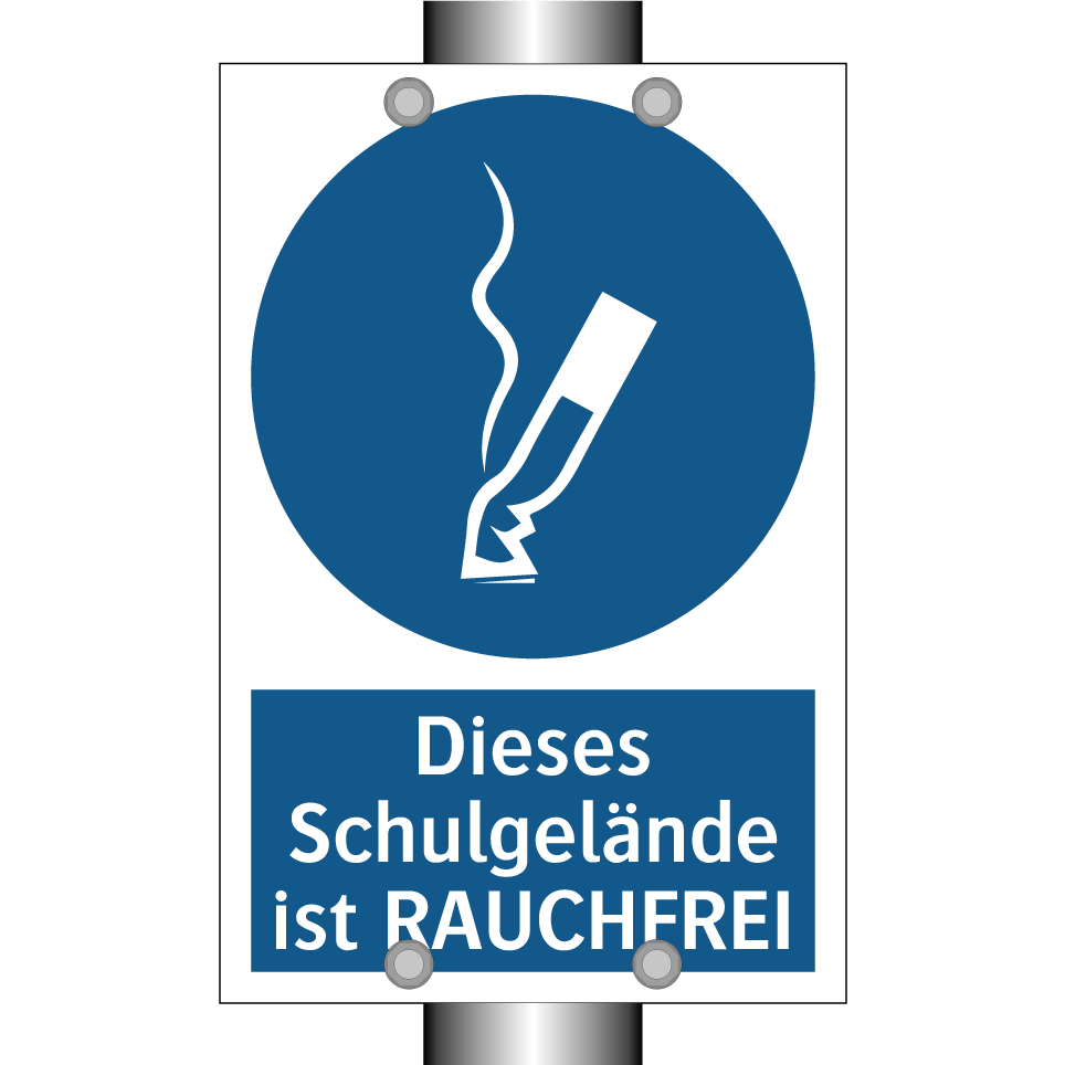 Dieses Schulgelände ist RAUCHFREI