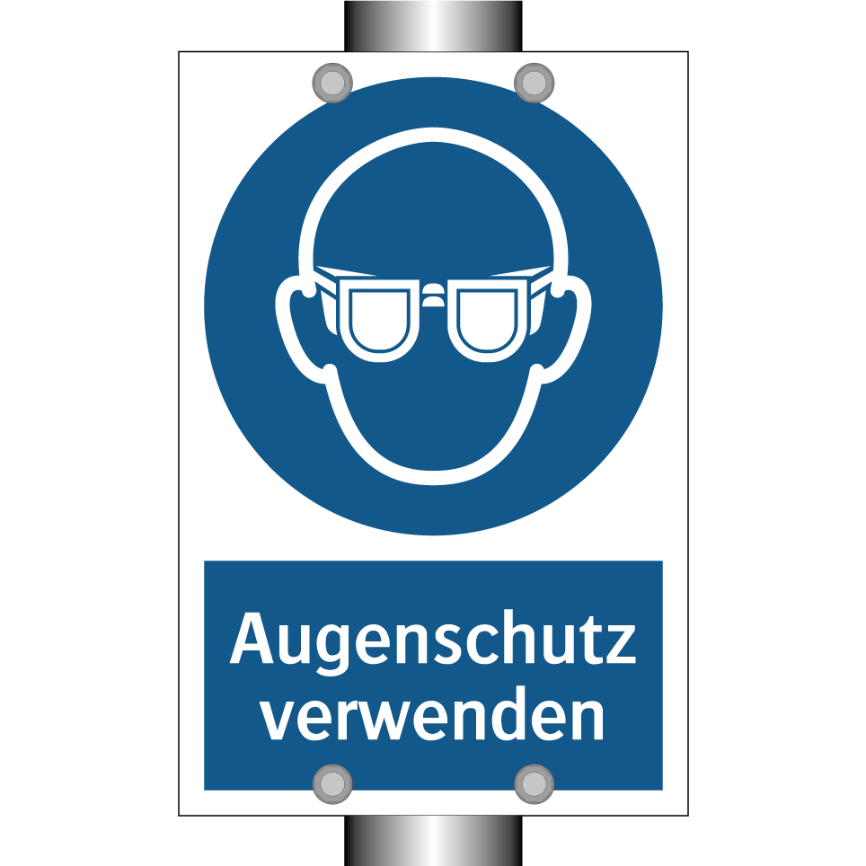Augenschutz verwenden