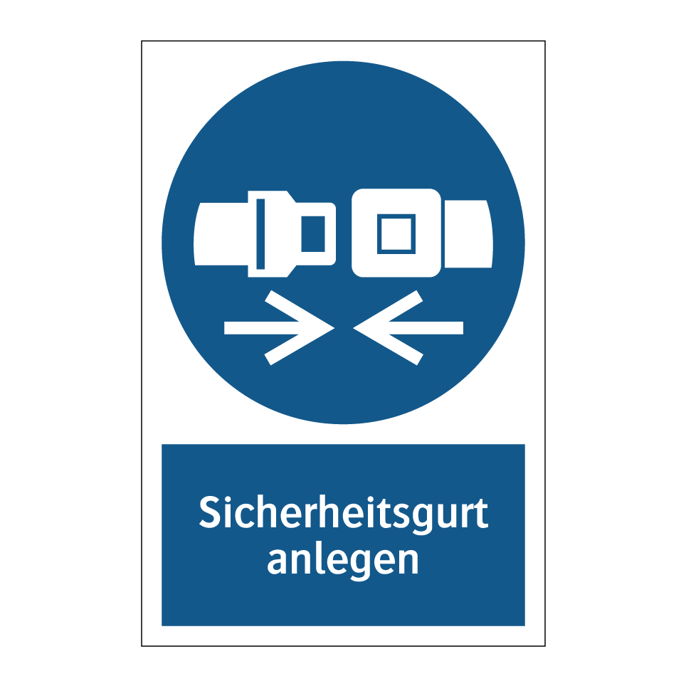 Sicherheitsgurt anlegen