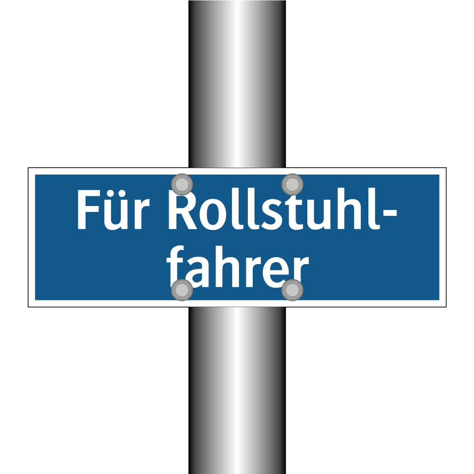 Für Rollstuhl- fahrer