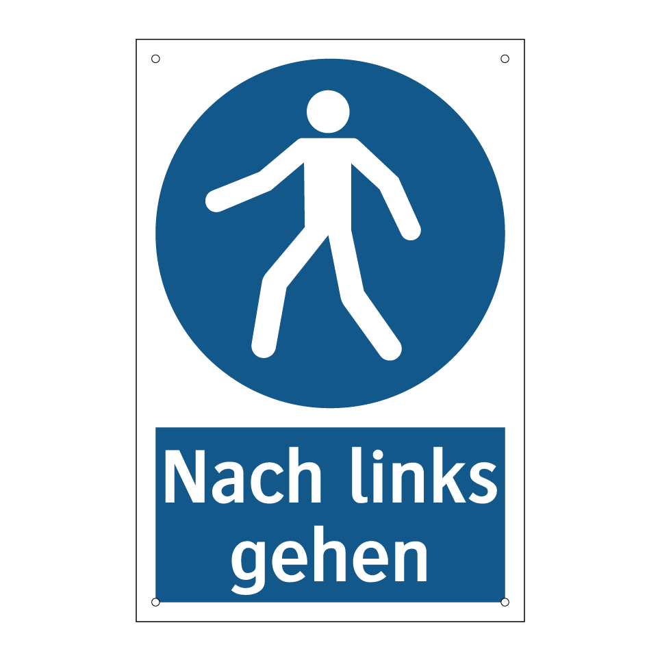 Nach links gehen