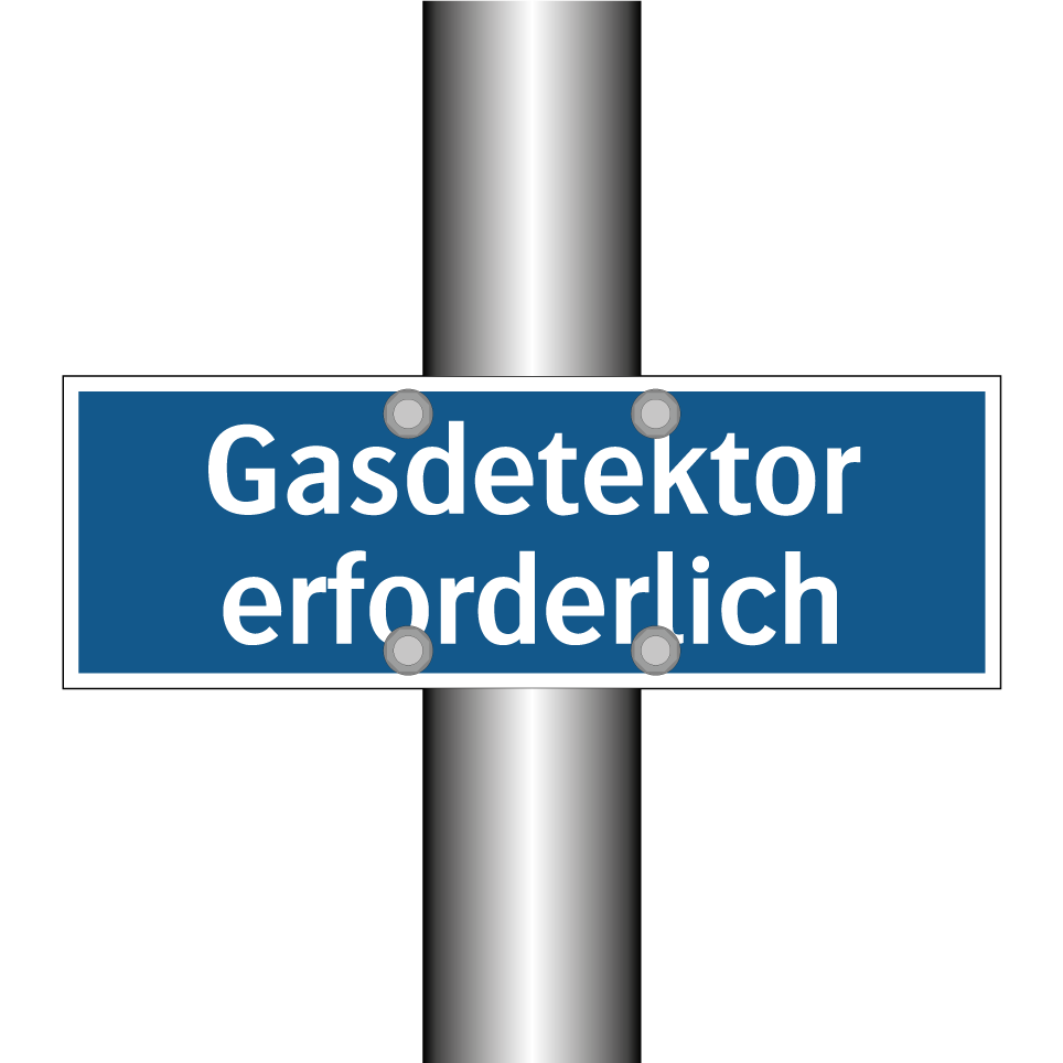 Gasdetektor erforderlich