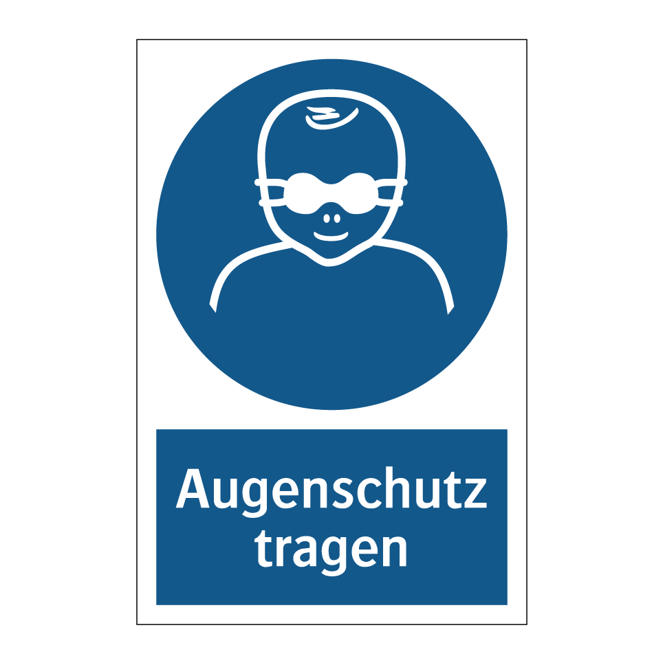 Augenschutz tragen