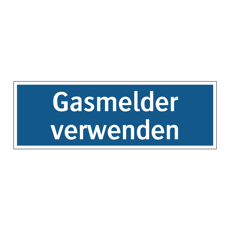 Gasmelder verwenden