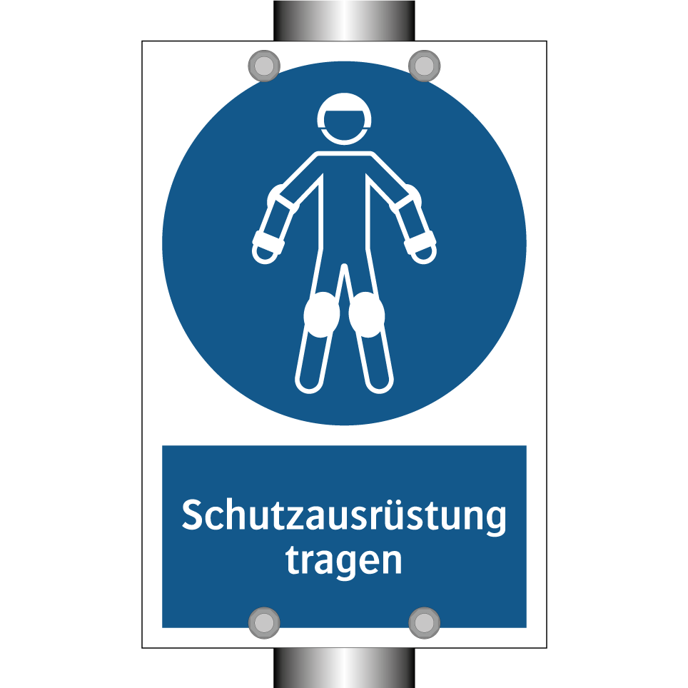 Schutzausrüstung tragen