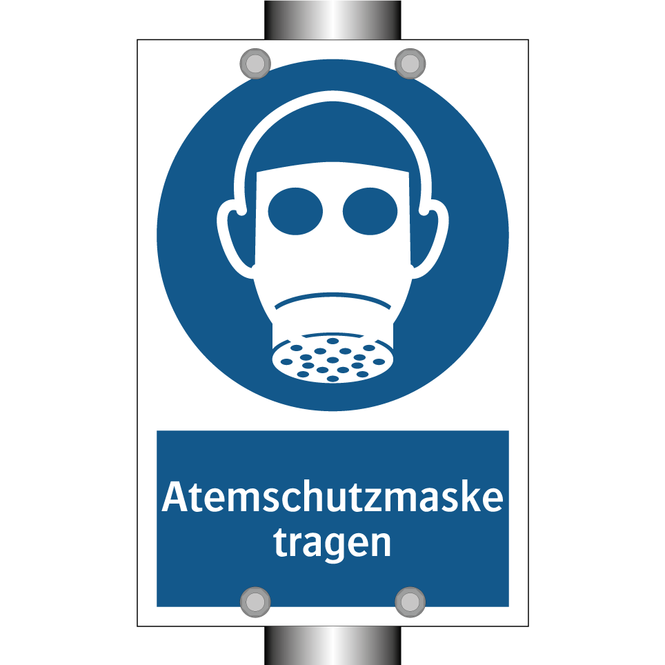 Atemschutzmaske tragen