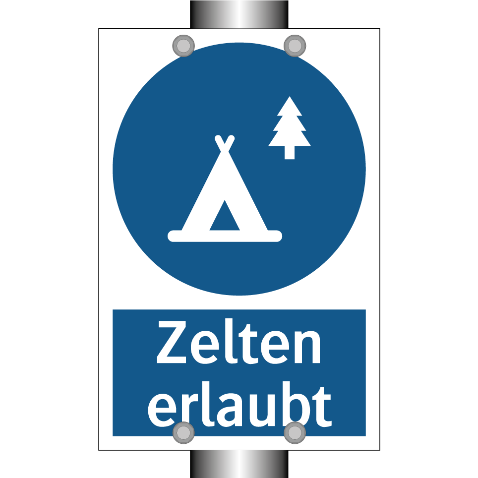 Zelten erlaubt