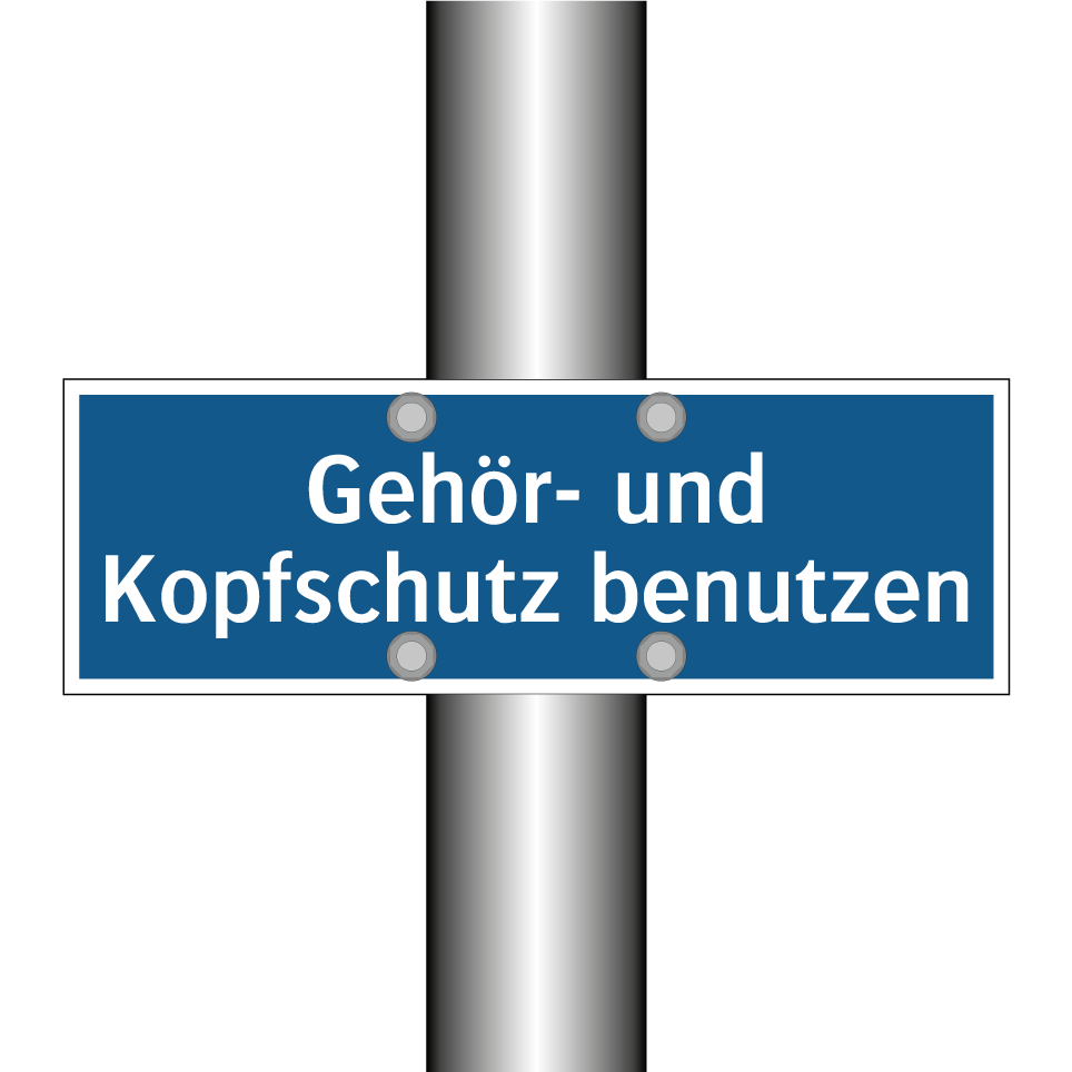 Gehör- und Kopfschutz benutzen