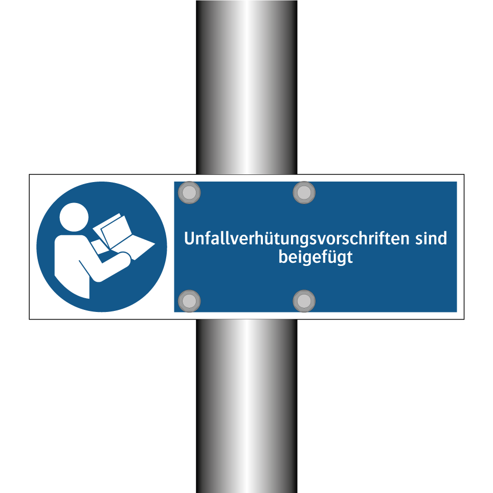 Unfallverhütungsvorschriften sind beigefügt