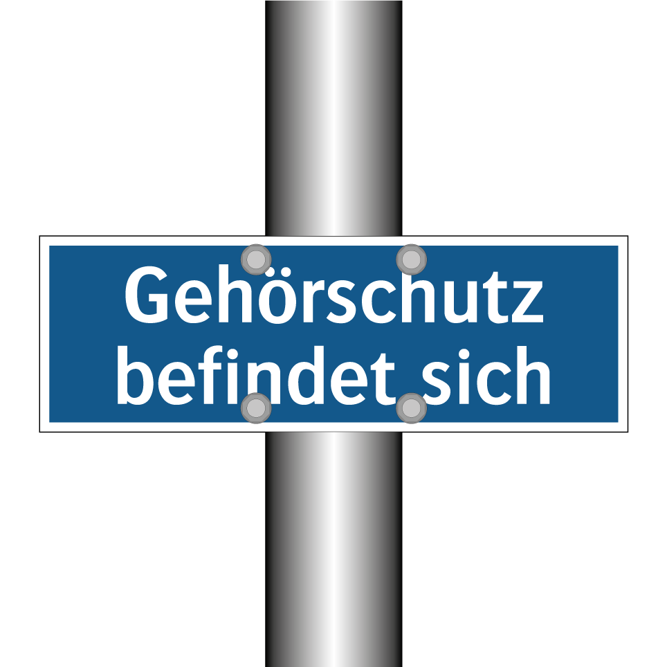 Gehörschutz befindet sich