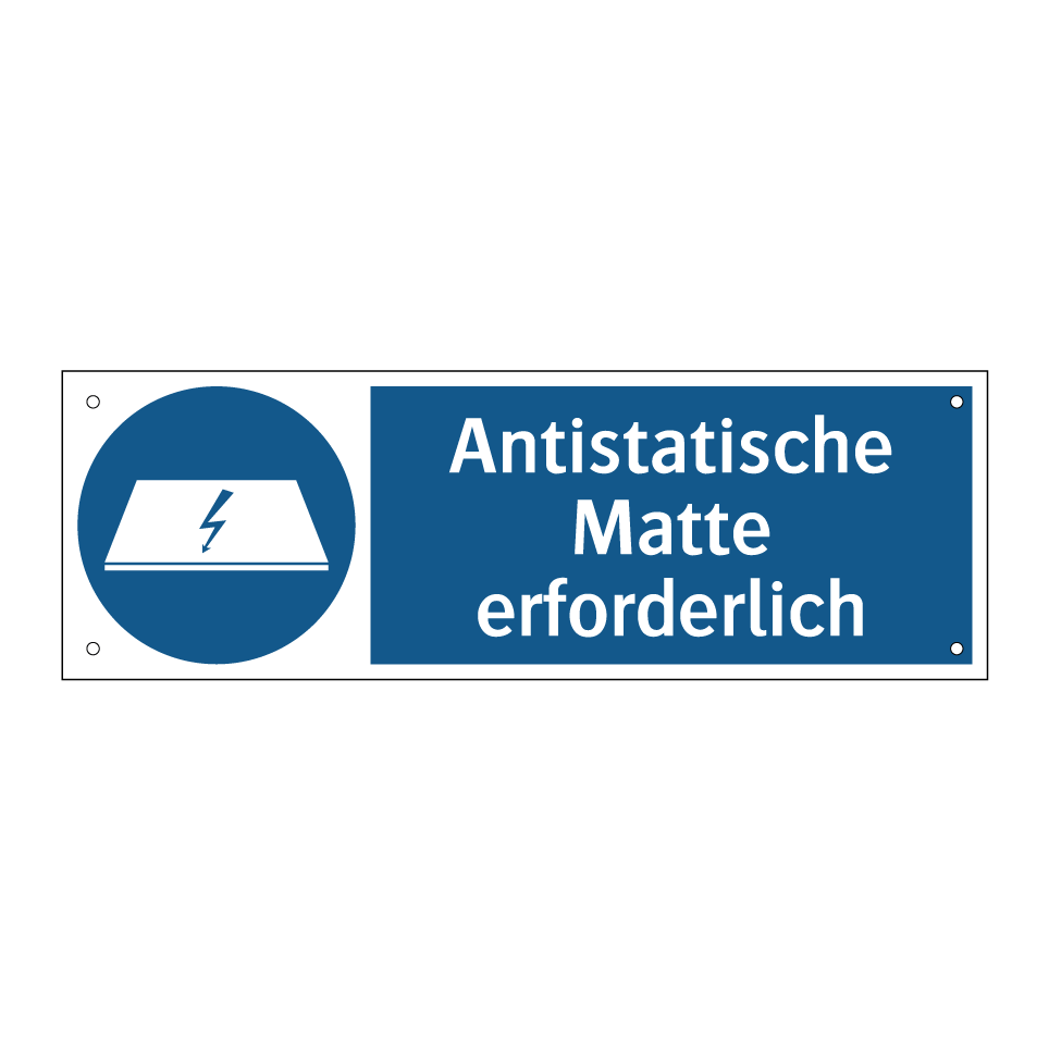 Antistatische Matte erforderlich