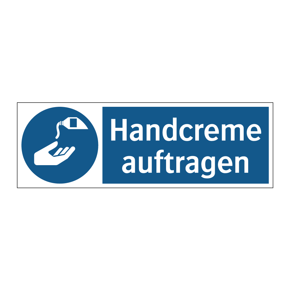 Handcreme auftragen
