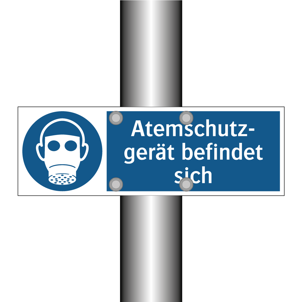 Atemschutz- gerät befindet sich