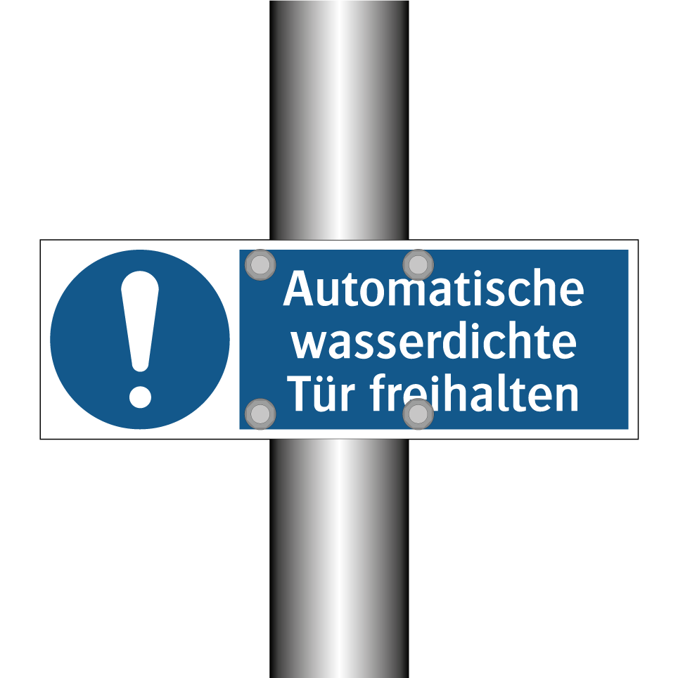 Automatische wasserdichte Tür freihalten