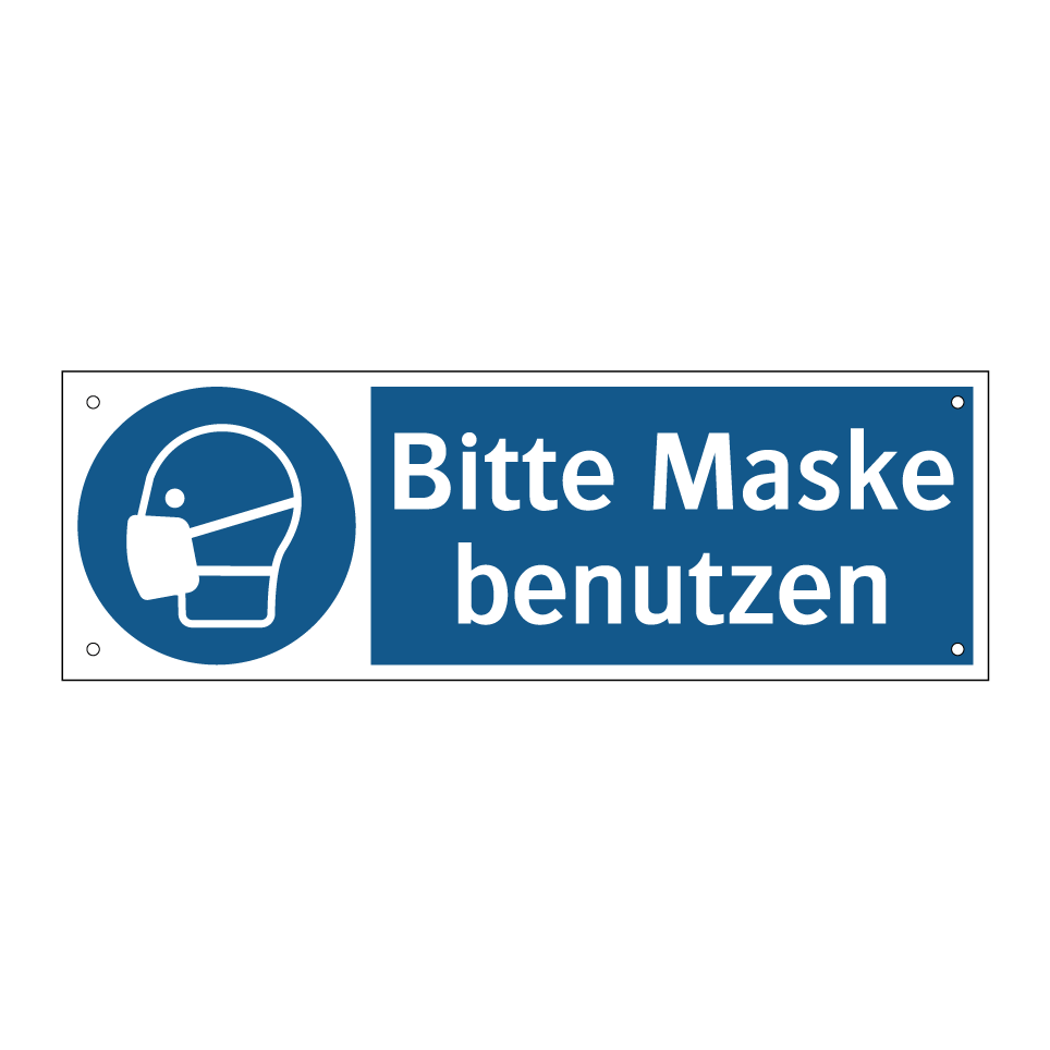 Bitte Maske benutzen