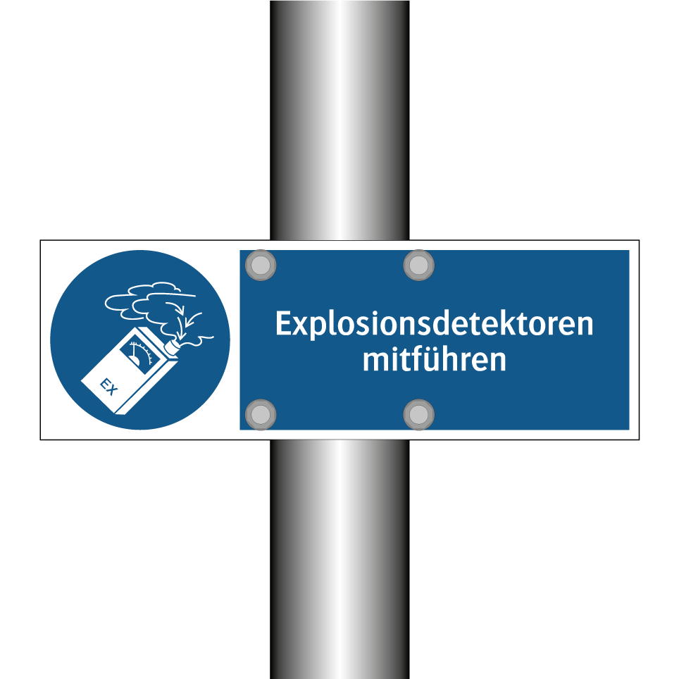 Explosionsdetektoren mitführen