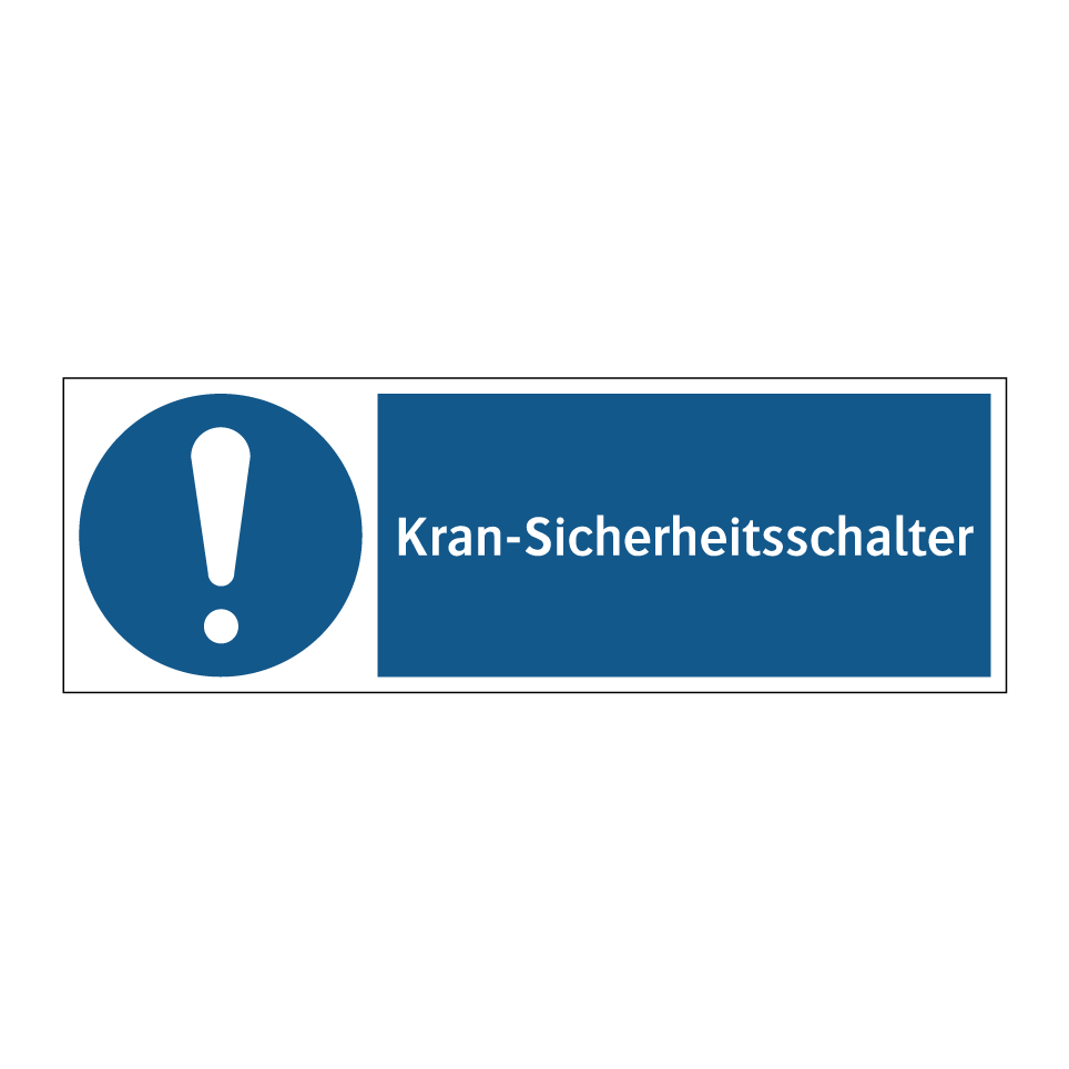 Kran-Sicherheitsschalter