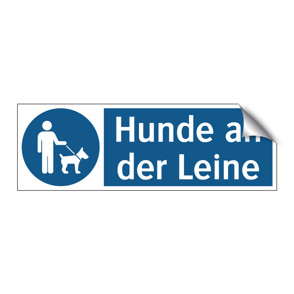 Hunde an der Leine