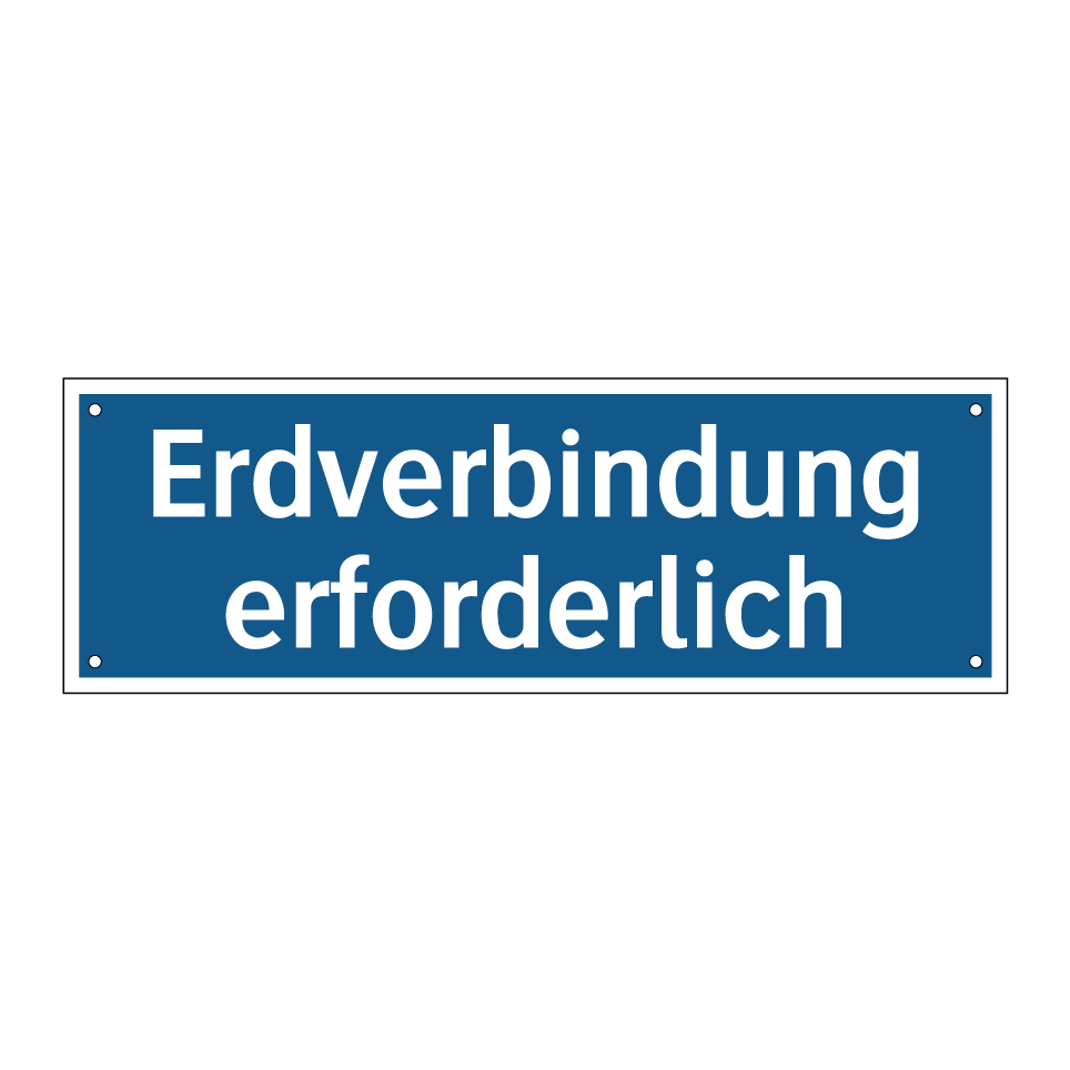 Erdverbindung erforderlich