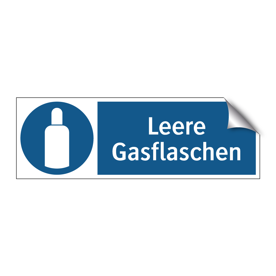 Leere Gasflaschen