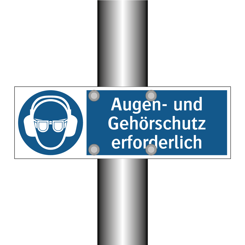 Augen- und Gehörschutz erforderlich