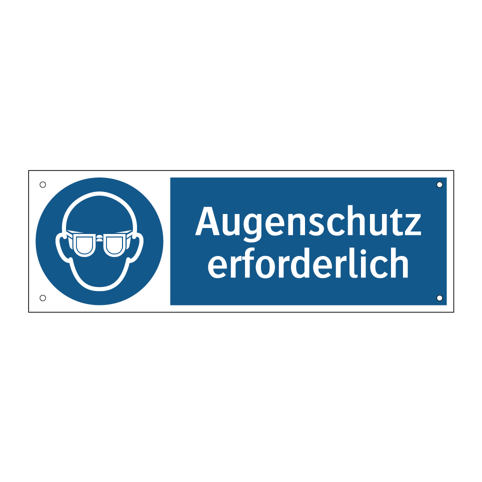 Augenschutz erforderlich