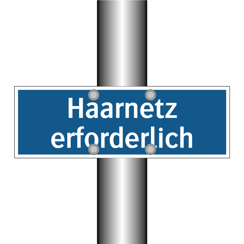 Haarnetz erforderlich