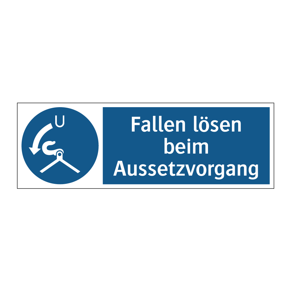 Fallen lösen beim Aussetzvorgang