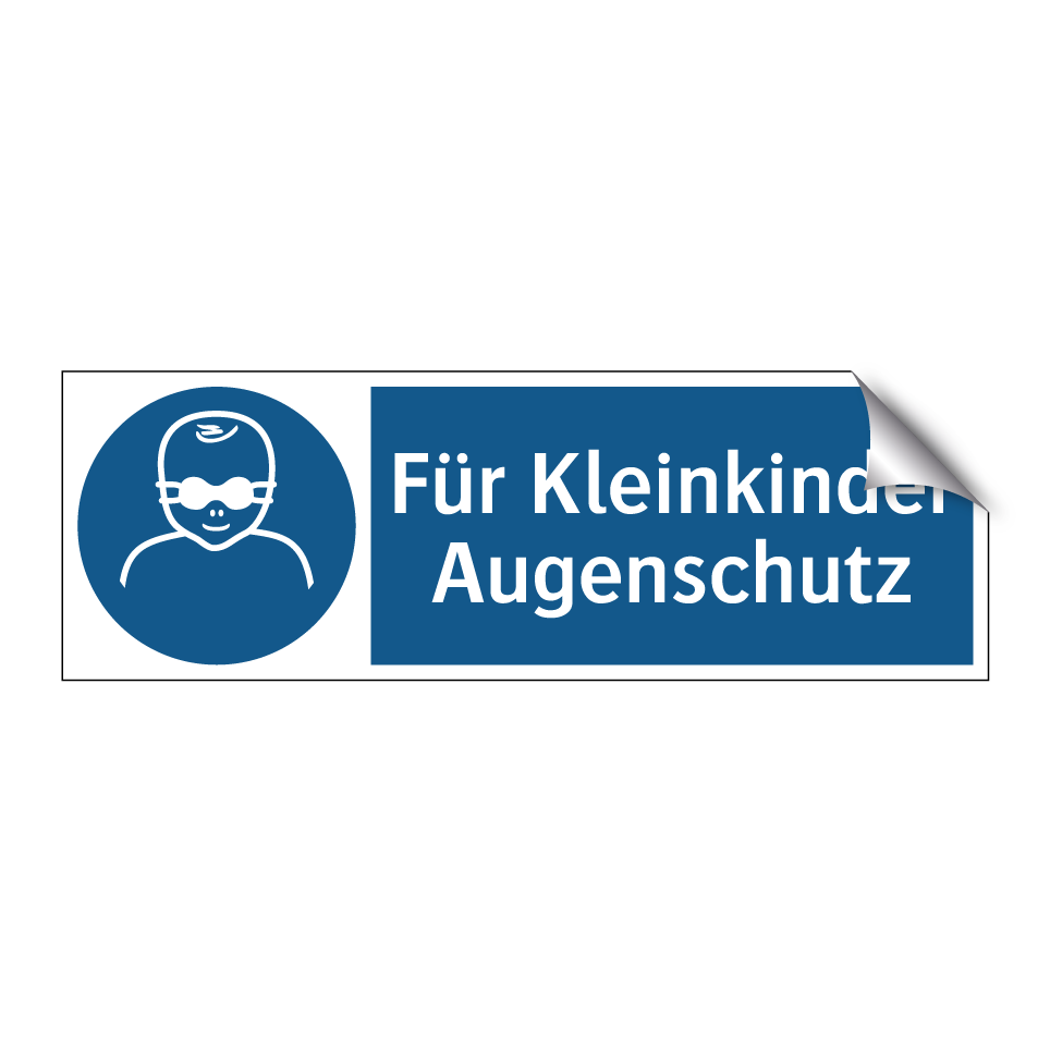 Für Kleinkinder Augenschutz