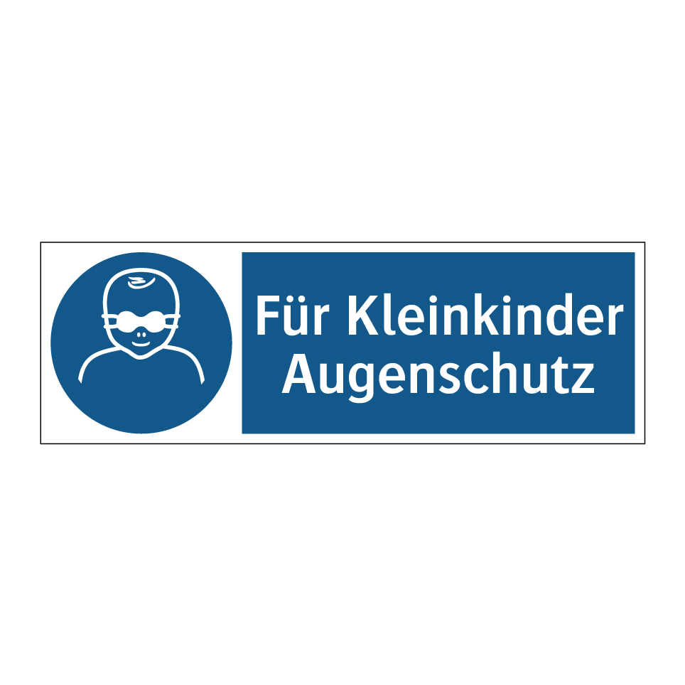 Für Kleinkinder Augenschutz